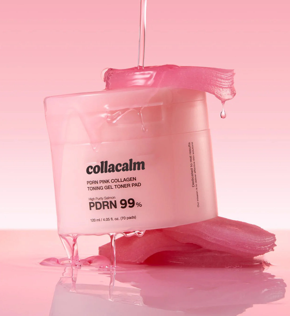 PDRN Pink Collagen Gel Toner Pads