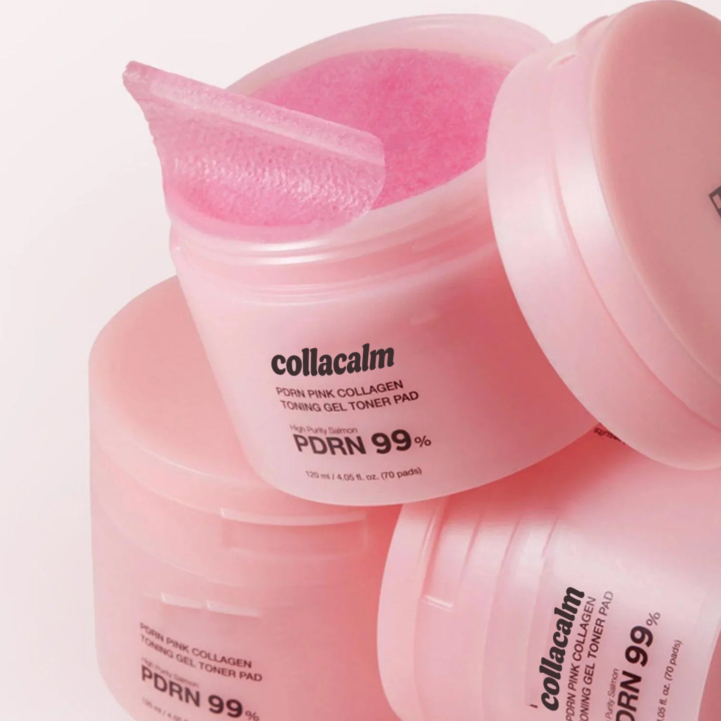 PDRN Pink Collagen Gel Toner Pads