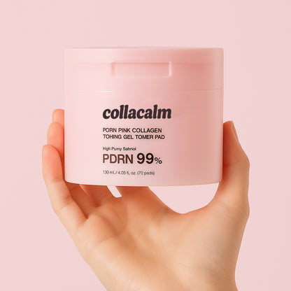 PDRN Pink Collagen Gel Toner Pads
